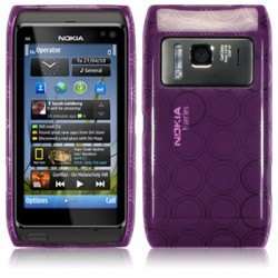 Coque gel pourpre pour Nokia N8