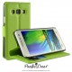 étui pour Samsung A3 ouverture folio et fonction stand par Pacific Cases® - vert